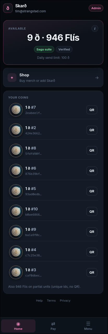 Skarð wallet
